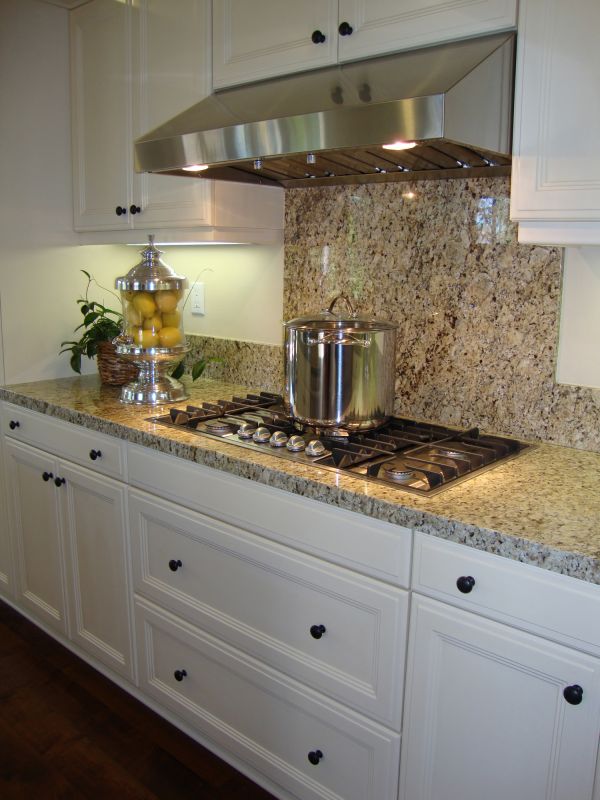 Elegant Granite Backsplash